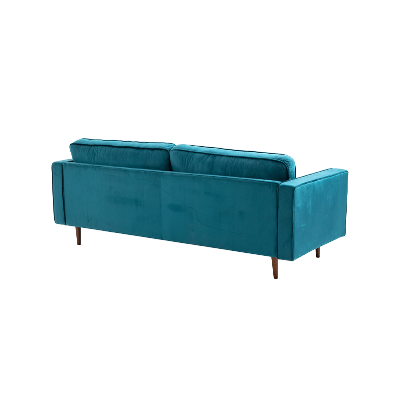 AH-0210 Contemporary Classic Lawson Sofa With Cylinder Roll Pillows