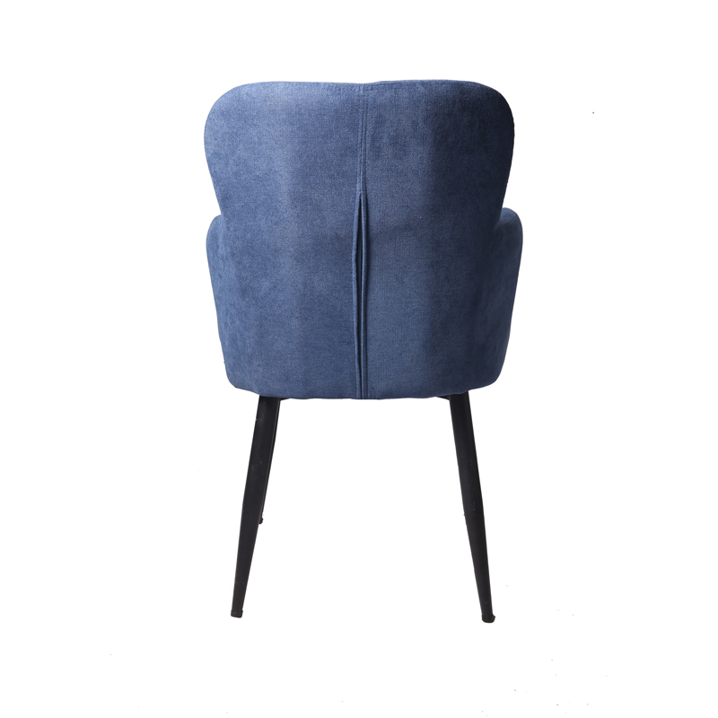 AH-1018 Nordic Style Dining Chair With Straight High Armrest