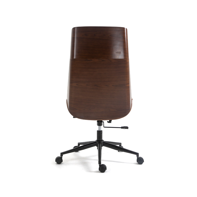 AH-1060 Eames Style Bent Wood Office Chair With Reclining Highback Seat