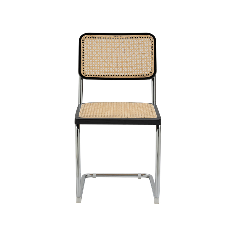 AH-2039 Classic Bent Tubular Steel Breathable Multi-use Flexible Wicker Weave Chair