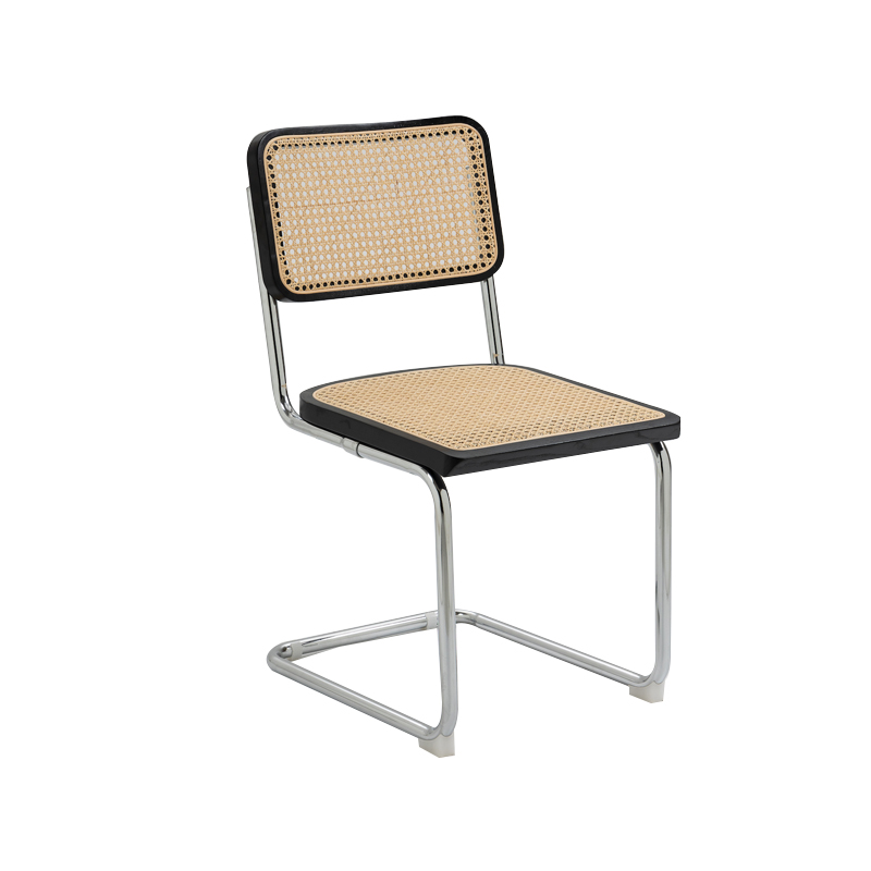 AH-2039 Classic Bent Tubular Steel Breathable Multi-use Flexible Wicker Weave Chair