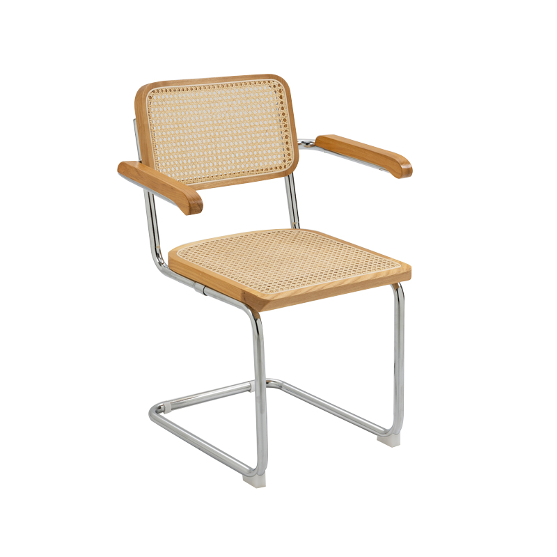 AH-2039 Classic Bent Tubular Steel Breathable Multi-use Flexible Wicker Weave Chair