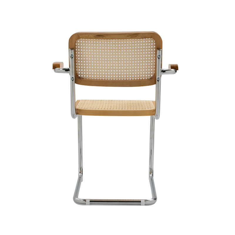 AH-2039 Classic Bent Tubular Steel Breathable Multi-use Flexible Wicker Weave Chair