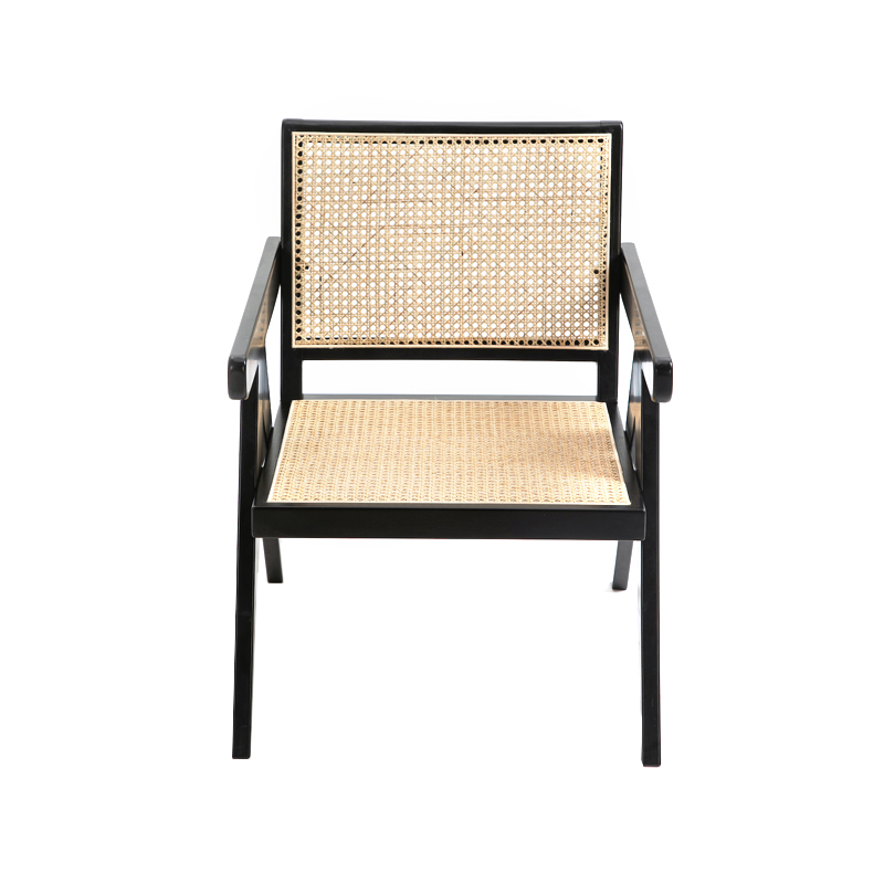 AH-2047 Cessa Style Wide And Low Bamboo Wicker Lounge Chair