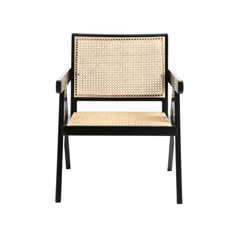 AH-2047 Cessa Style Wide And Low Bamboo Wicker Lounge Chair