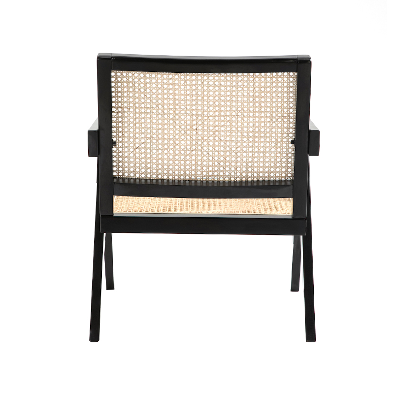 AH-2047 Cessa Style Wide And Low Bamboo Wicker Lounge Chair