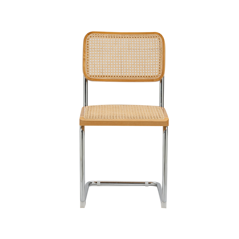 AH-2039 Classic Bent Tubular Steel Breathable Multi-use Flexible Wicker Weave Chair