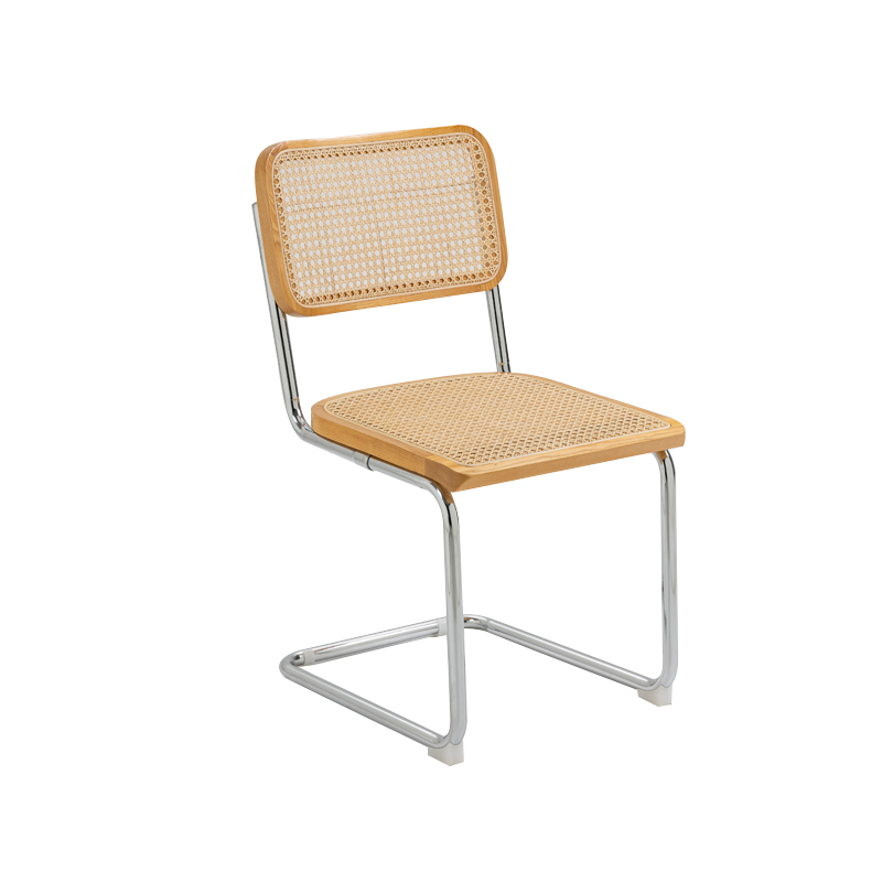 AH-2039 Classic Bent Tubular Steel Breathable Multi-use Flexible Wicker Weave Chair