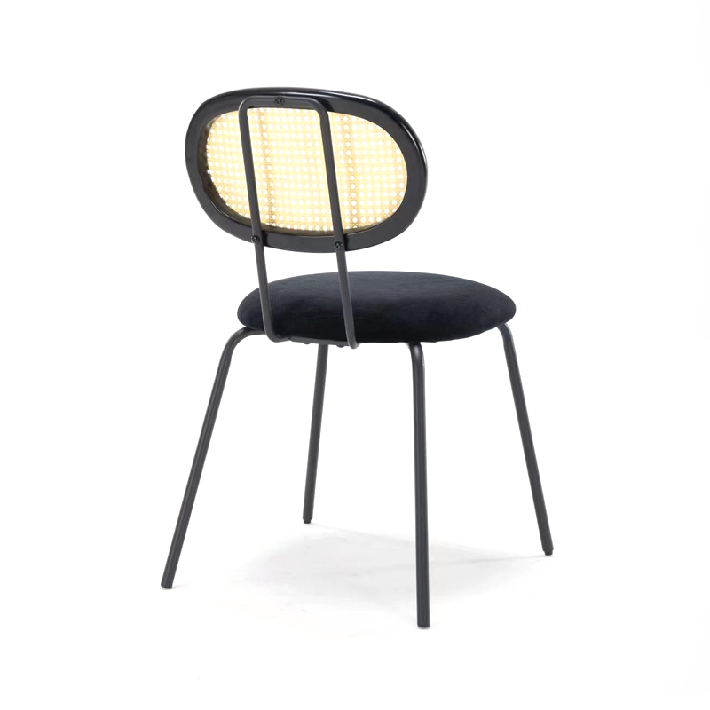 AH-2048 In Vogue Cafe Style Wicker Weave Seat Back Dining Chair