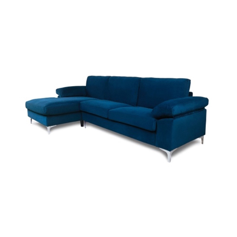 AH-0207 Modern Fluffy Extra Padded Daybed Corner Sofa